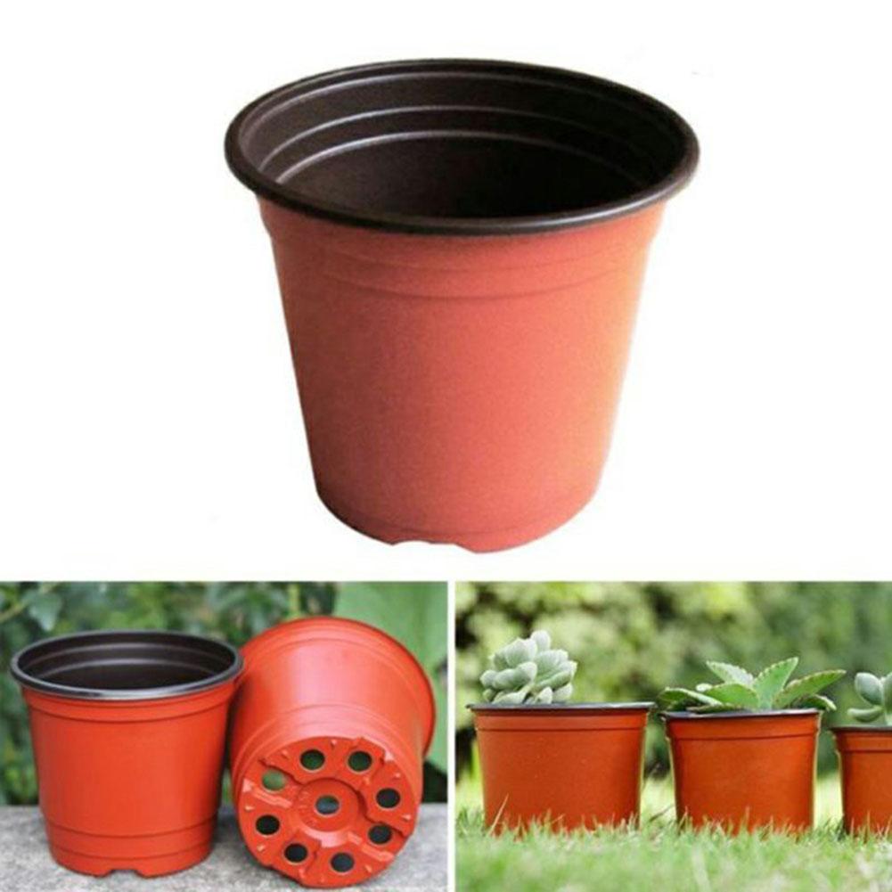 100 stk Plante Blomsterpotter Plast Blomsterpotter Utendørs Liv Hage Planteskole Frøplanter Potte Beholder