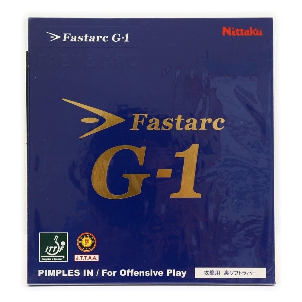 Nittaku Fastark G-1 Table Tennis Rubber Soft Tension Black 2.1mm NR8702