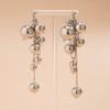 Elegante Große CCB Kugel Quasten Anhänger Hängende Ohrringe für Damen Trendige Damen Lange Ohrring Hängende Accessoires 2026 Modeschmuck