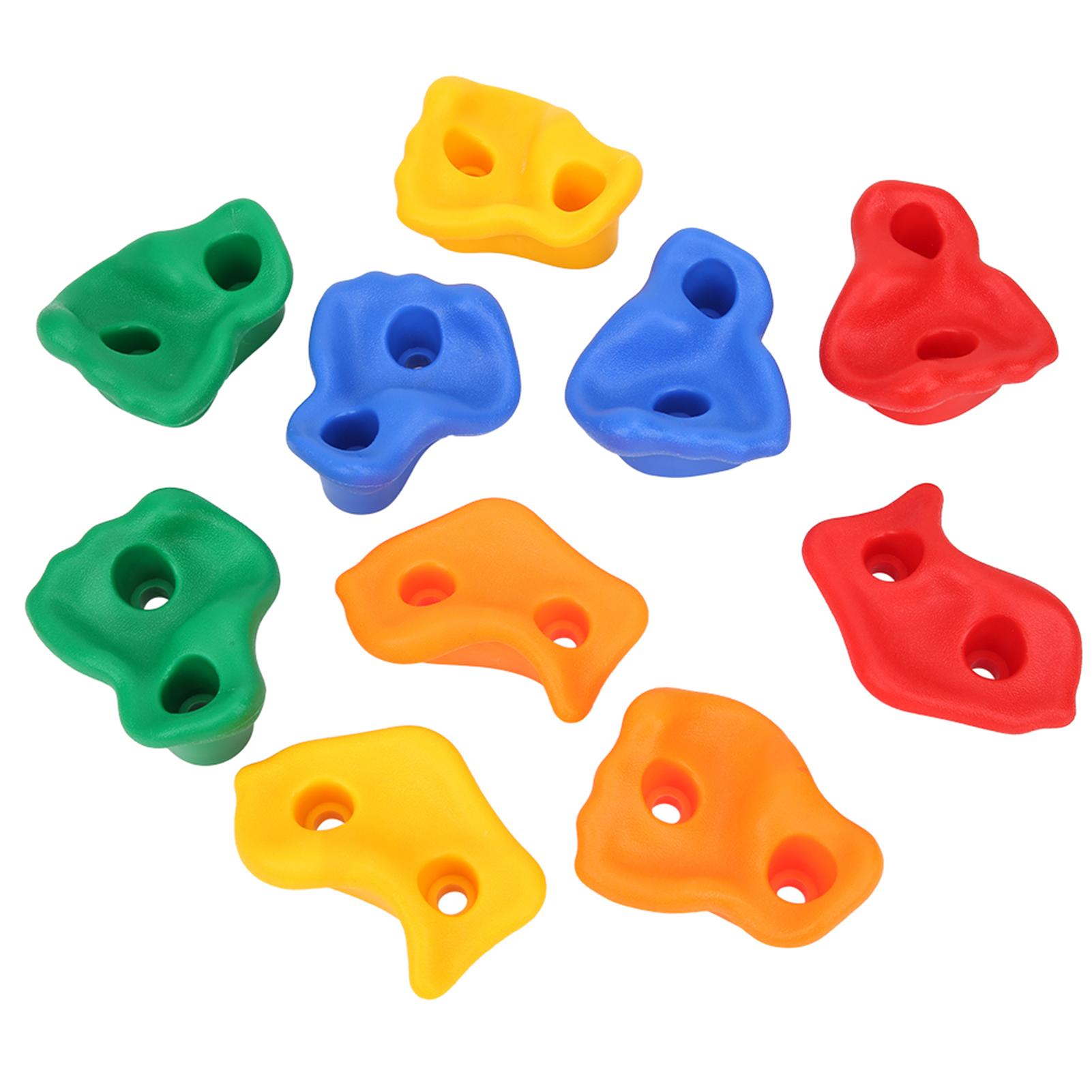 

Children Rock Climbing Wall Holds Set Colorful Practical Playground Equipment Accessory