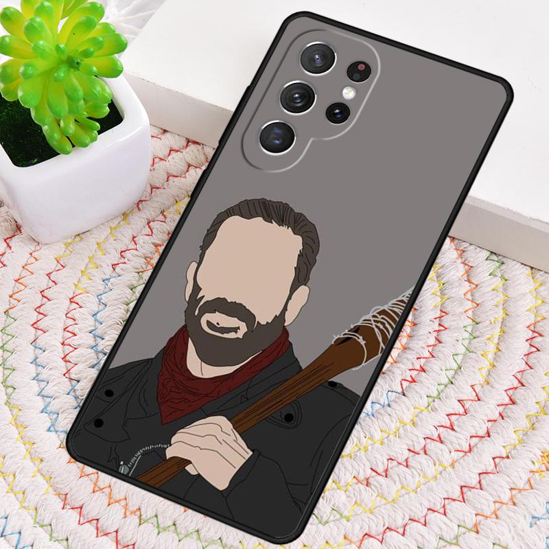 Negan Silicone Phone Case For Samsung Galaxy note 10 pro S26 S25 S24 S23 S22 S21 Plus S25Ultra Capa Cover