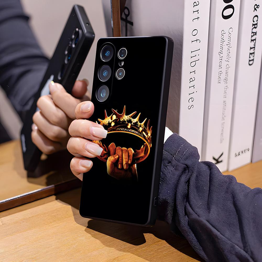 T-Thrones-Tv-Game Phone Case For Samsung S26 Ultra S25 Edge Ultra S23 S22 S21 S20 Ultra Plus S24 Fe Glass Cover