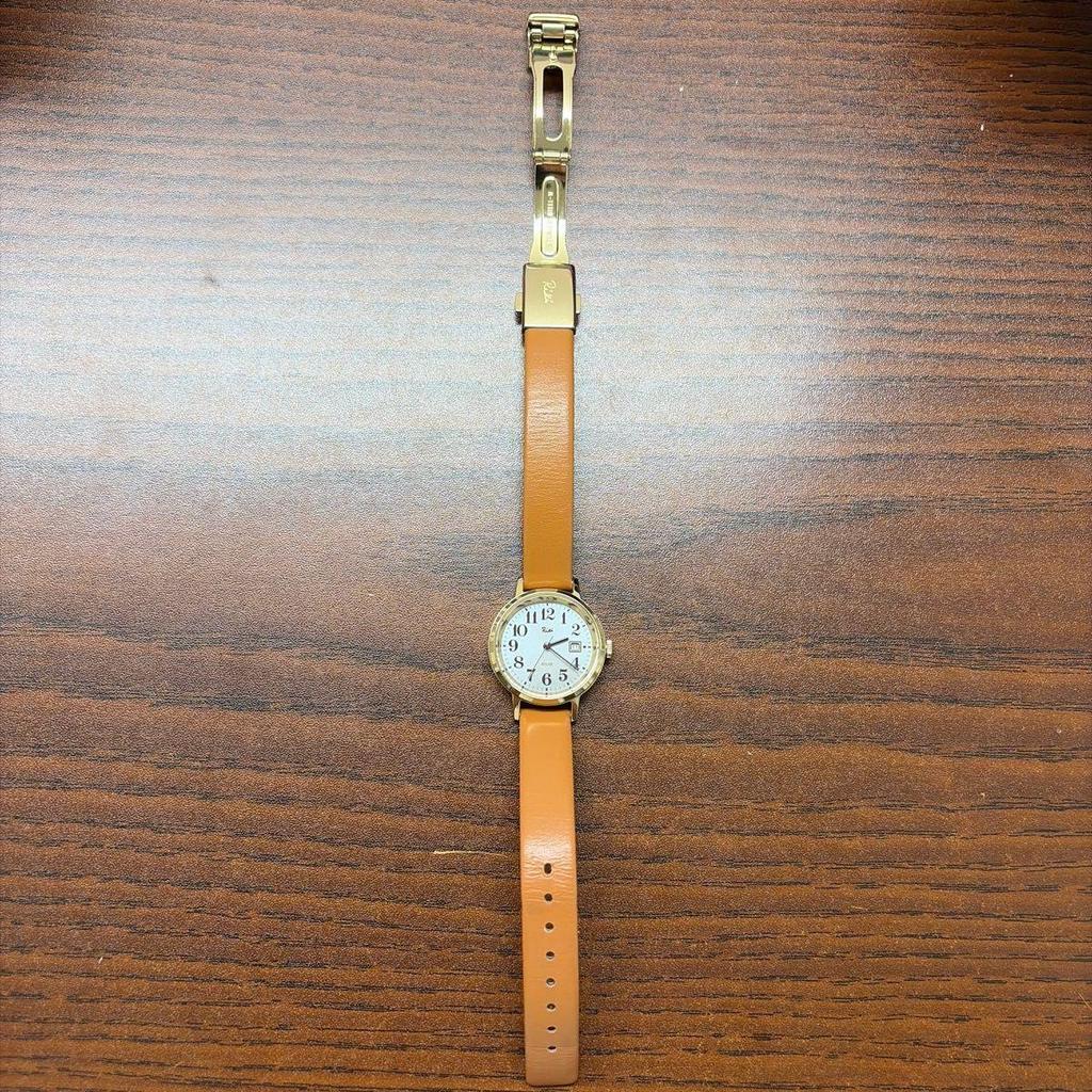 Used SEIKO Riki Solar Ladies Watch Gold