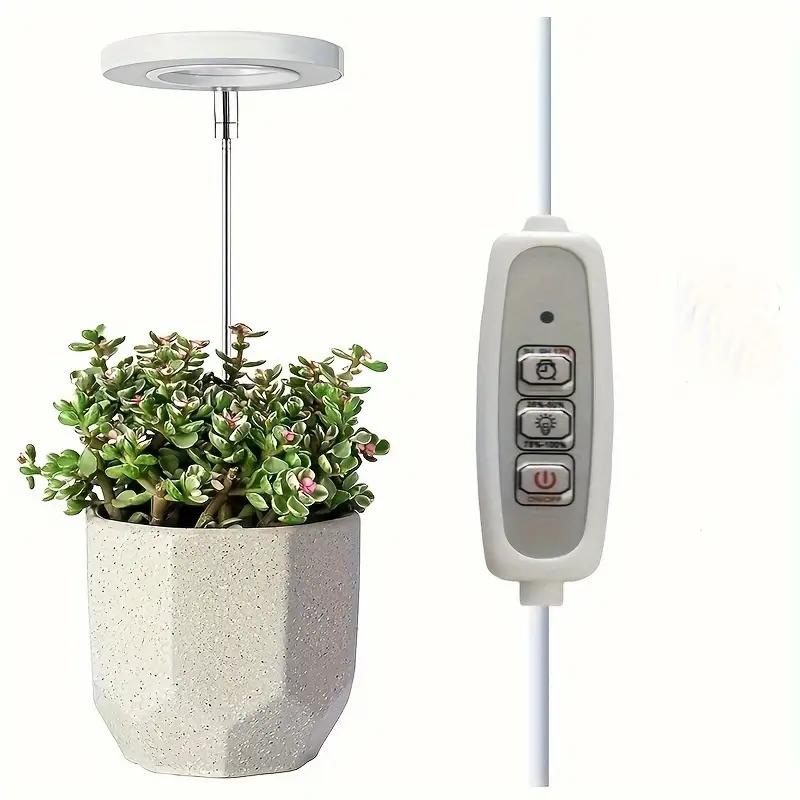 1/2/3/4pcs Growth Light Full Spectrum LED Plant Light Indoor Growth Light 3/9/12H Automatic Timer Brightness Height Adjustable
