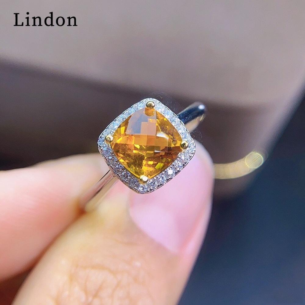 Lindon Classic Copper Alloy Zircon Ring Ladies Jewelry Wedding Promise Party Gift