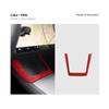 Alcantara Suede For Tesla Model 3 Highland 2024 Central Control Wireless Charging Frame Protect Cover Trim Modeling Accessories