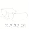 Transparent Computer Glasses Frame Women Men Anti Blue Light Square Eyewear Fashion Ins Style Versatile Ultra Light Glasses Frame Unisex