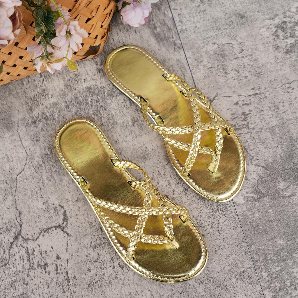 Slippers Women Summer Shoes for Women Slides Designer Shoes Flip Flops Ladies Beach Casual Bohemian Slippers Zapatos De Mujer