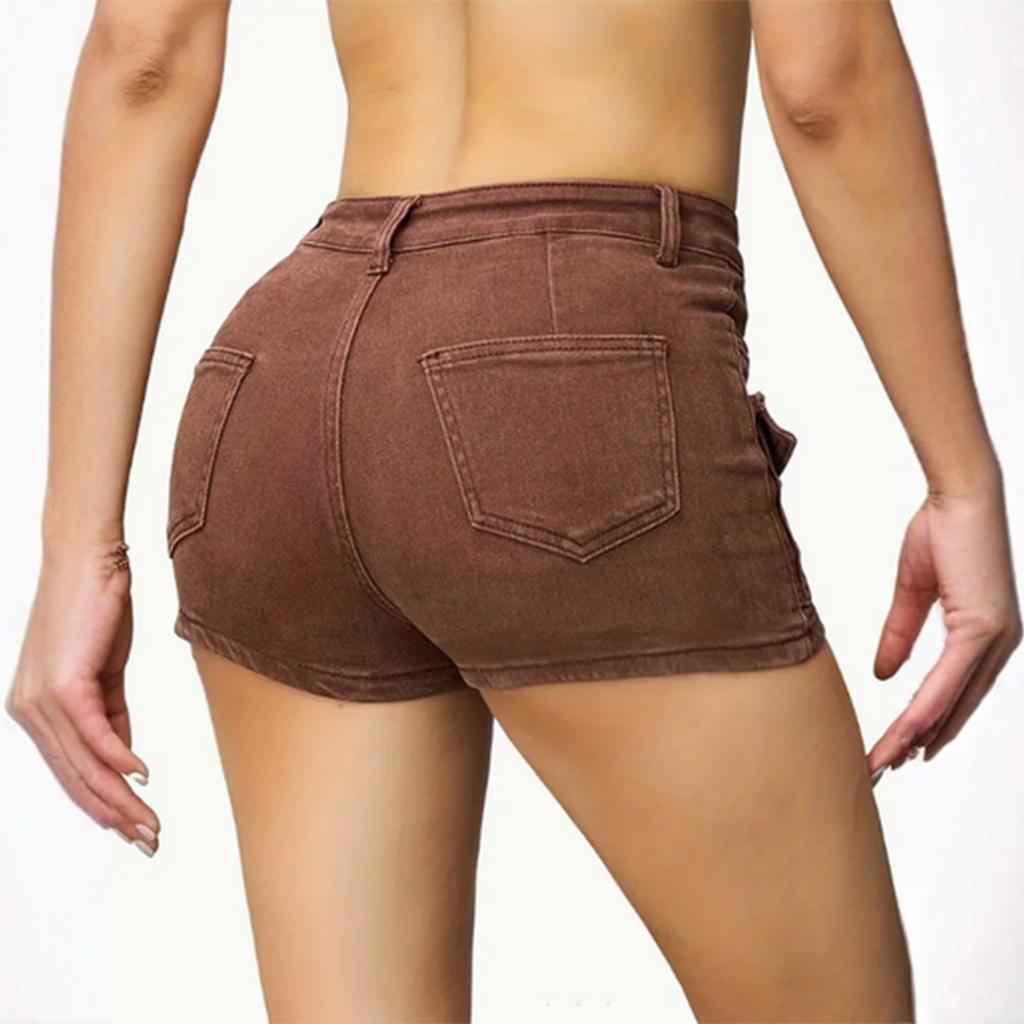 Women's Denim Classic Versatile High Waist Fashionable Shorts
