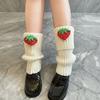 Nonslip Ribbed Socks Stacked Design Practical Polyester Leg Warmers For Jfashion Enthusiasts And Daily Wear