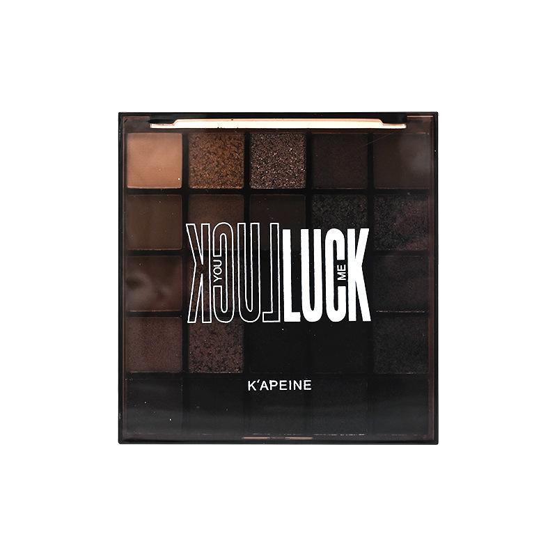 Kappale Black Swan 25-Color Smoky Eyeshadow Palette - Dark Series Shimmer Glitter Chocolate Collection