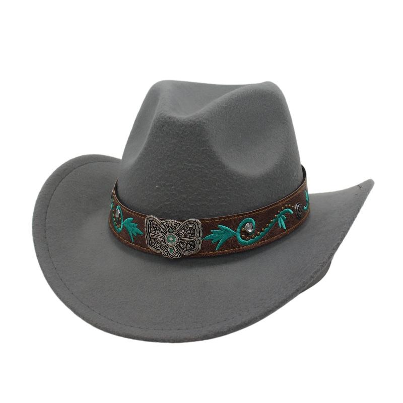 Direct Supply Niche Top Hat Outdoor Retro British Style Western Cowboy Hat Jazz Hat