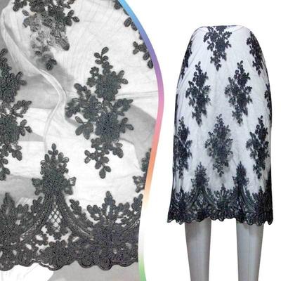 Water Soluble Lace, Mesh Embroidery, Wedding Dress Fabric, Car Bone, Beautiful, Transparent Mesh, High-Grade Bone Thread Fabric
