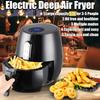 1400W 5.2L Health Fryer Cooker Smart Touch LCD Airfryer Pizza Oil Free Air Fryer Multi Function Smart Fryer for French Fries