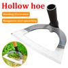 Hollow Hoe Weeding Rake Labor-saving Weeding & Loosening Soil Artifact Harrow Hoe Farm Tool Gardening Handheld Steel Weeding Hoe for Daily Use