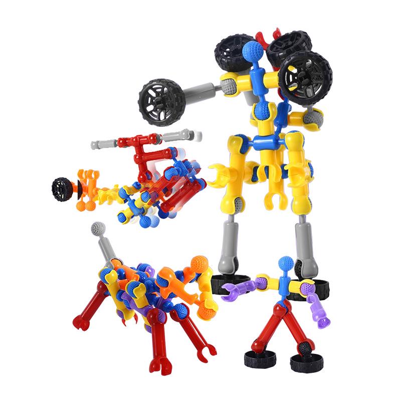 Children's Versatile Joint Building Blocks - Large Particle Creative DIY Educational Toys