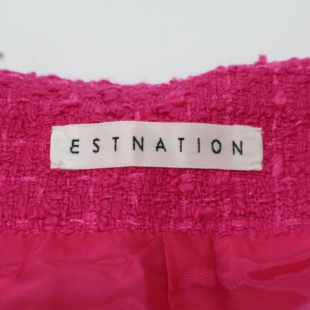 ESTNATION [31-109-07-020206 Fancy Tweed Shorts/ Bottoms 38 pinkUsed