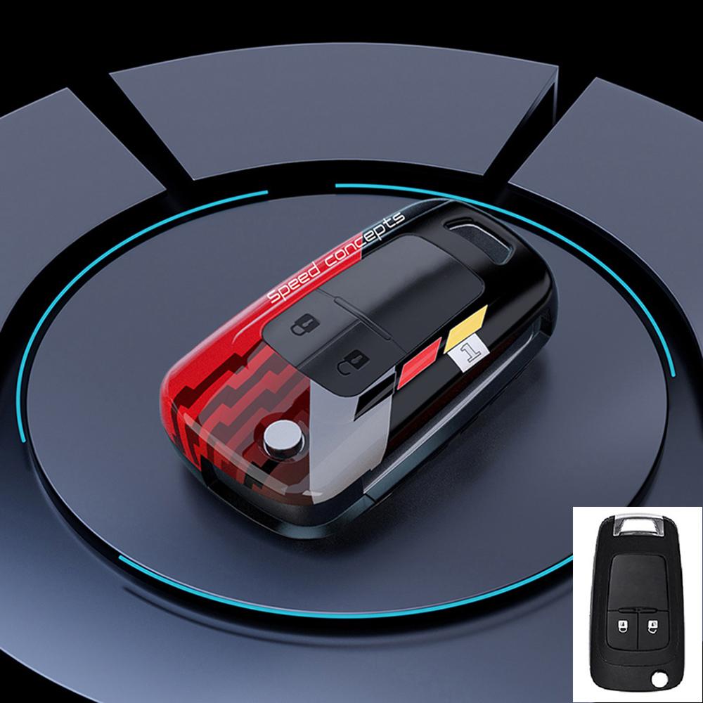

Graffiti Car Key Case Full Cover For Buick Chevrolet Cruze Opel Vauxhall Astra J Corsa Insignia Mokka Encore Auto Fold Shell