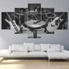 5 Panels Abstract The Drums of Neil Peart Music Instrument Canvas Painting Posters and Prints Wall Pictures Home Decor No Frame