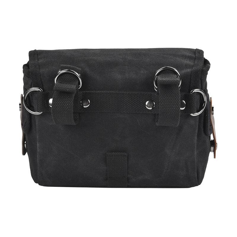 Motorcycle Side Bag Universal Waterproof Rear Seat Bag Luggage Motorbike Tail Bag Electric Vehicle Hanging Bag Retro Style