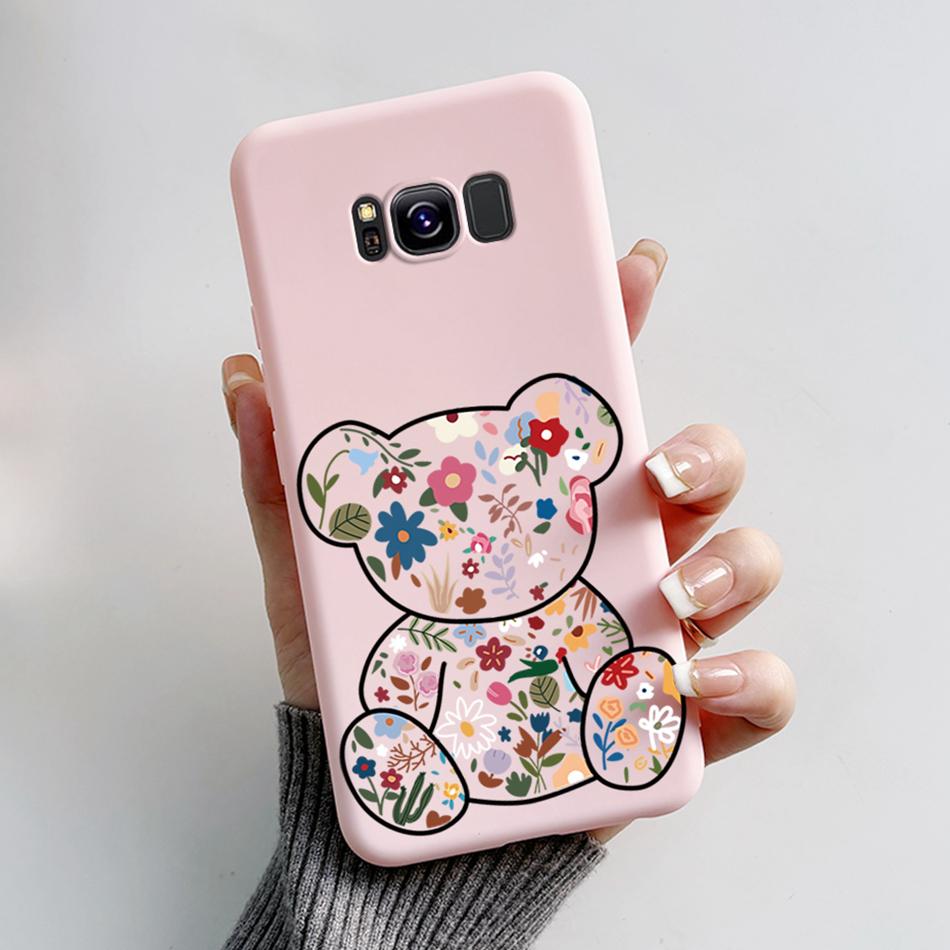 For Samsung Galaxy S8 Plus Case Galaxy S8 Shockproof Back Phone Cases For Samsung S8 GalaxyS8 Plus Cartoon Silicone Cover Bumper