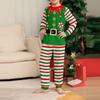 Christmas Parent Child Family Set Home Furnishings Christmas Pajamas Two Piece Set
