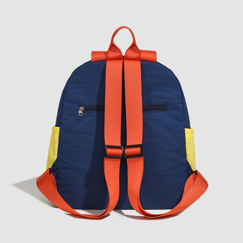 Lightweight Backpack Women's Color Block Shoulder Bag Multi-Function Commuter Crossbody Bag