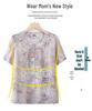 Chinese Style Summer Suit: Short-Sleeved Shirt & Cardigan Set for Middle-Aged and Elderly Women