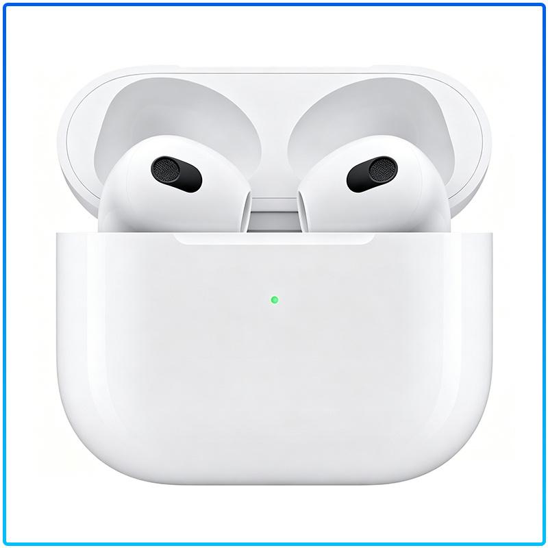 Apple AirPods 3 True Wireless sluchátka s čipem H1, automatické párování, dotykové ovládání, prostorový zvuk, bezdrátová sluchátka pro chytré telefony iOS a Android