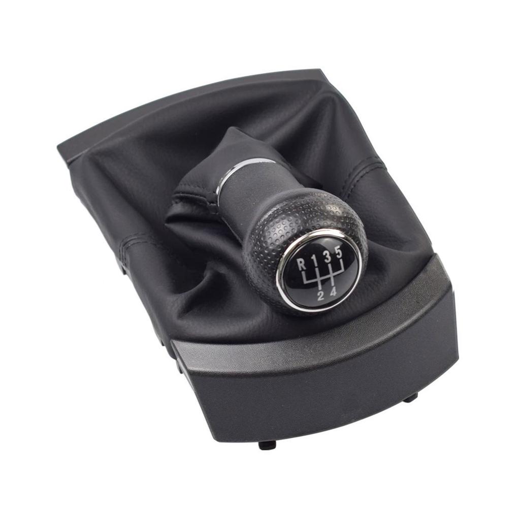 Professional Gear Stick Knob PU Leather Gear Stick Stylish 5 Speed Gear Stick Enhances Car Interior for Seat 2002-2010