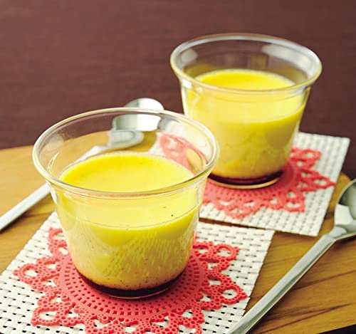 PYREX Blow Pudding Cups, 100ml, Set of 6, Heat-Resistant Glass, Microwave and Dishwasher Safe, CP-1884