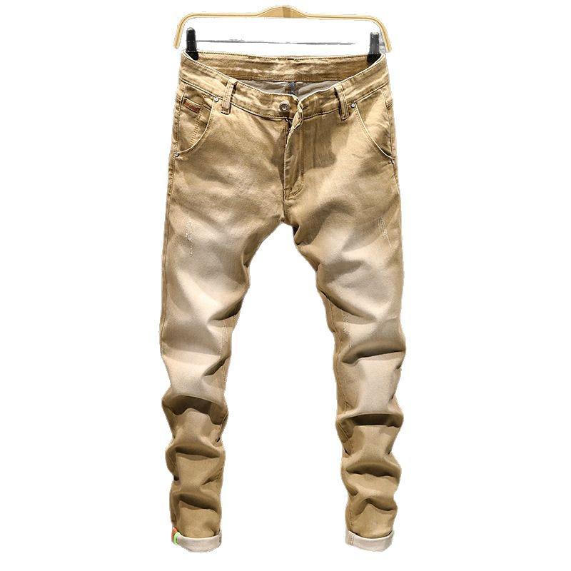 Men's Trendy Summer Loose Jeans - Casual Nine-Point Thin Pants, Plus Size