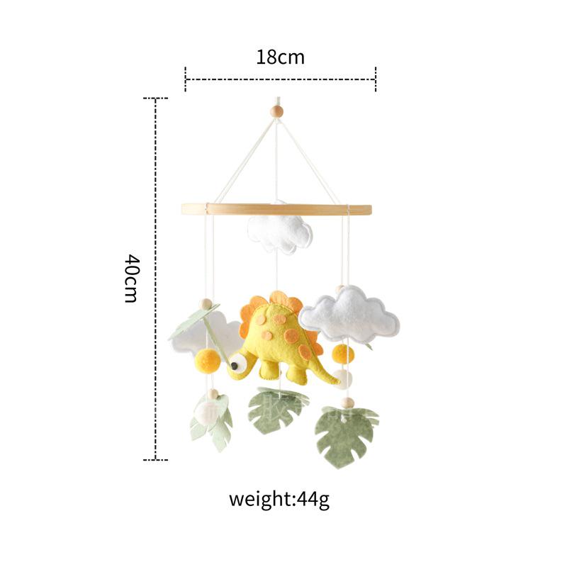 Rotating Crib Mobile: Newborn Baby Sleep Aid & Educational Rattle Toy