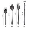 Zhishi 304 Edelstahl 24-teiliges Besteckset