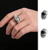 Retro Punk Inspired Open Adjustable Copper Finger Ring For Parties Weddings And Everyday Fashion Accessory