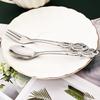 Service de vaisselle Vintage en argent, en acier inoxydable, couteau Royal, fourchette à thé, cuillère à café, argenterie, service de table occidental, 1 pièce