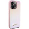 Guess Guhcp15Lpsairsp Iphone 15 Pro 6.1 Różowy/Pink Hardcase Saffiano Iridescent Script