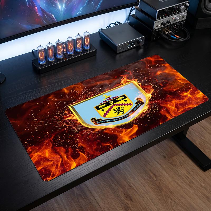 Burnley Football Print Large Mouse Pad, Anti-Slip Extended Gaming Desk Mat for Office Home