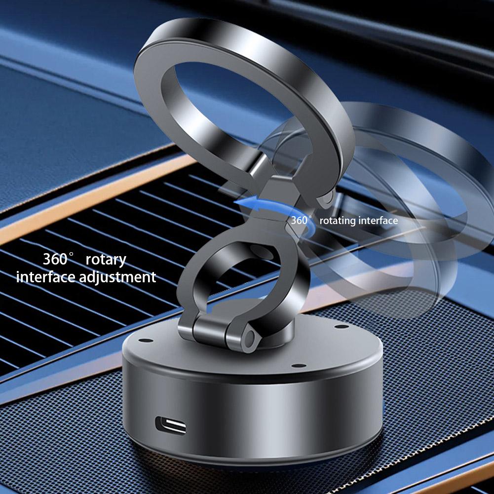 Magnetic Car Phone Holder Car Phone Bracket Tri-fold Foldable Phone Stand Hands Free Smartphone Support for Smartphone