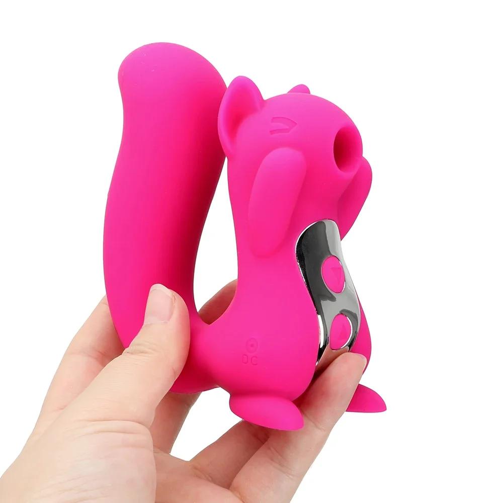 Sucking Tongue Vibrator for Women Nipple Sucker Stimulator Sex Toys for Women Masturbator Sex Toy Vibradores Juguetes Sexuales