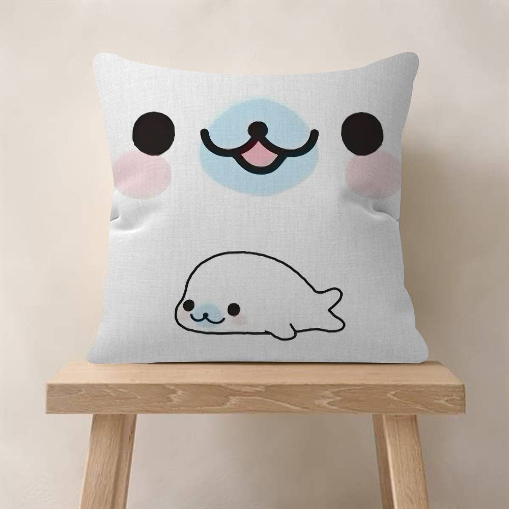Kawaii Cartoon Mamegoma Anime Personalized Pillow Dust Cover Bedroom Kids Party Decoration Pillowcase Birthday Children Gift