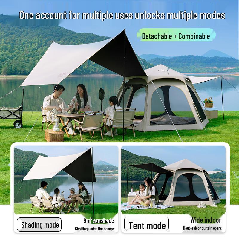 Hexagonal Outdoor Camping & Picnic Tent Kit