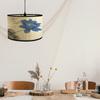 Chinese Retro Style Handmade Bamboo Lamp Shade  Flower Print Lampshade Home Decor Chandelier E27 Lampshade Crafts