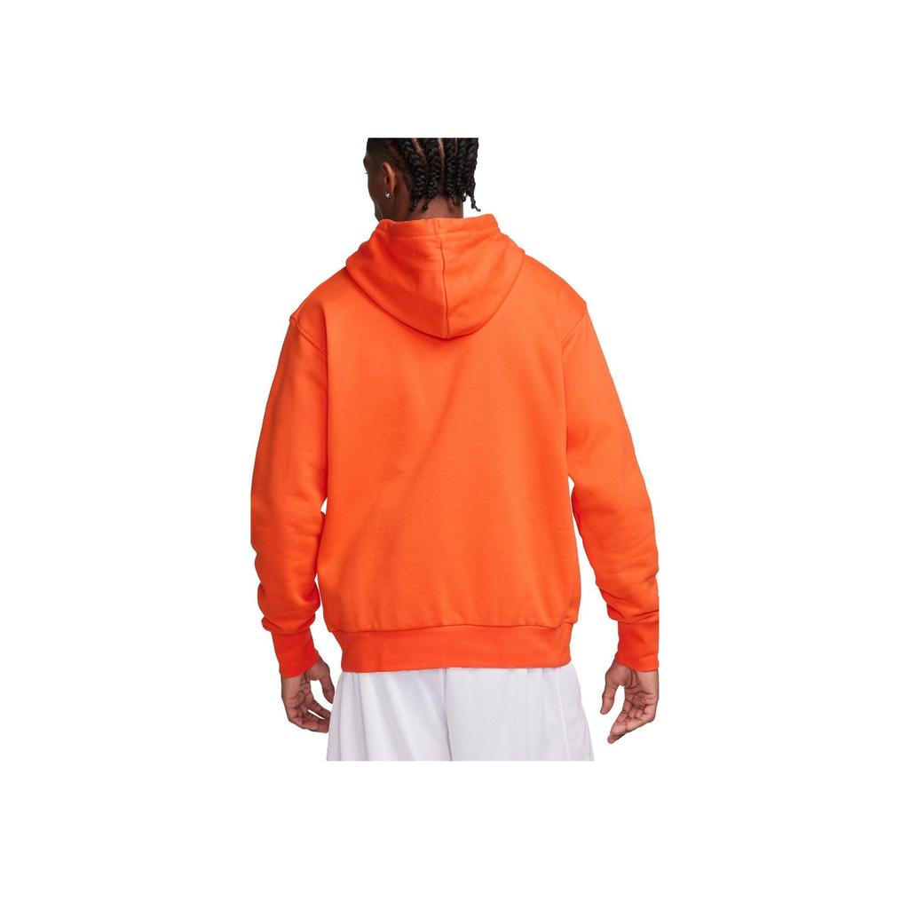 Nike WNBA Logo Print Pullover Hoodie With Drawstring Unisex Hoodie Orange DR9596-820