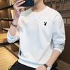Playboy Men's Casual Long Sleeve Round Neck Sweatshirt