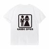 Game Over Bride Groom Bachelor Party Funny Tshirt Unisex Short Sleeve Camisetas Fashion Streetwear Tee