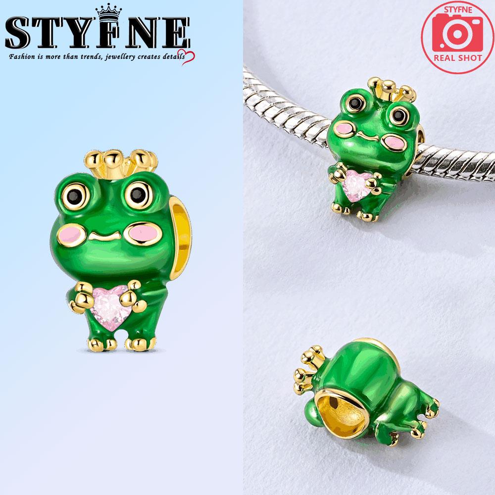 Kupfer Farbe-wechselnd Apfel Elefant Bär Frosch Herz Anhänger Perlen Anhänger Für Original Armband Frau Mädchen Schmuck