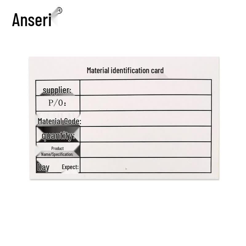 Self-Adhesive Material Identification Labels
