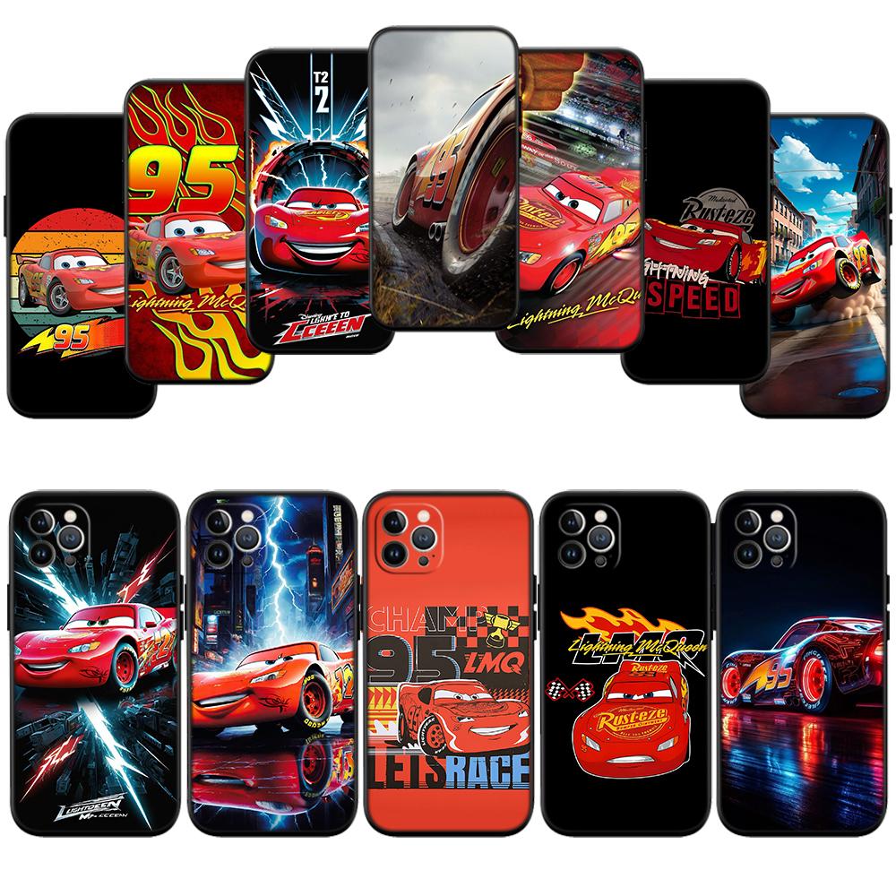 Auta Blesk McQueen Nový Prémiový Obal na Telefon pro iPhone 16 15 14 13 12 Pro Max Plus Mini