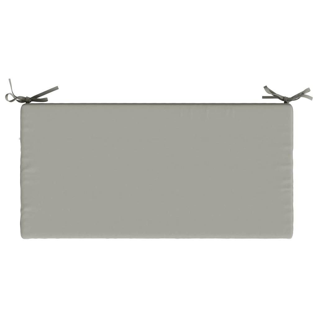 2 Piece Bench Cushions SOEST 2 Pcs. 100percent Polyester Grey